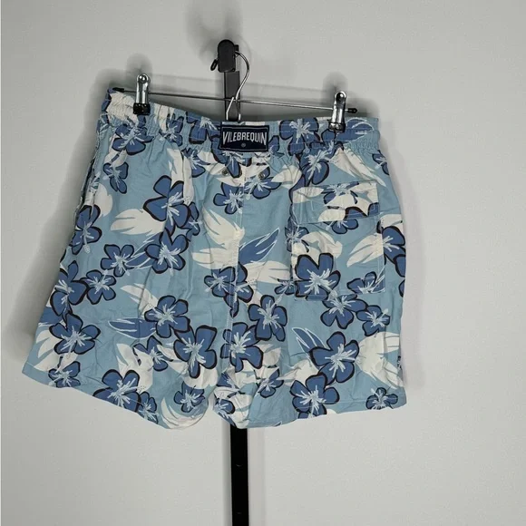 Vilebrequin Blue and Brown Athletic Swim Shorts - Picture 6 of 6
